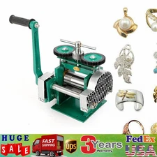Rolling Mill Machine Rollers Metal Wire Flat Jewelry Tool Manual Combination USA