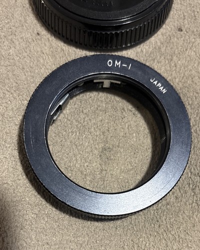 Vintage M42 42mm Screw Mount Lens to OM-1 Olympus OM Mount Adapter w/Rear Cap - Bild 2 von 7