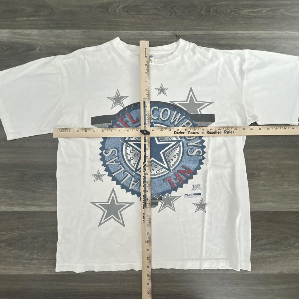 Camisa De Colección Dallas Cowboys Para Hombres XL NFL Fútbol Estampado Completo Día del Juego Años 90 Foto 4 de 4