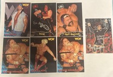 Lot Of (7) 1998 Topps WCW&NWO Wrestling Cards. Including Ric Flair