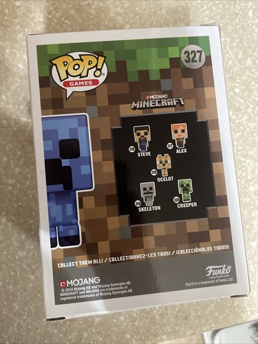 Funko Pop! Minecraft Charged Creeper #327 GameStop Exclusive - Picture 3 of 6