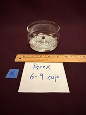 Vintage Pyrex 6 - 9 Cup Percolator Coffee Pot Basket 2 Piece Replacement 7759