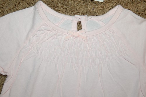 NWT Girls Greendog Long Sleeve Ruffled Top 6-9M 12M 24M Pink Striped Hearts - Picture 7 of 20