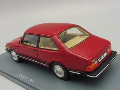 Saab 90 1985 Cherry Rojo 1/43 Neoscalemodels NEO43672 900 - Picture 12 of 12
