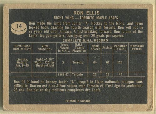 1967-68 Topps Hockey, U Pick from list - Picture 8 of 82