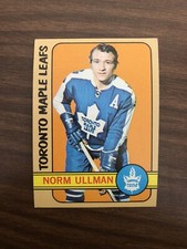 1972-73 TOPPS HOCKEY  NORM ULLMAN #168  TORONTO MAPLE LEAFS