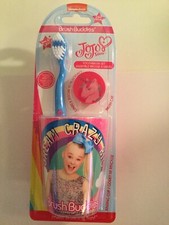 Nickelodeon JoJo Siwa Brush Buddies toothbrush set rinsing cup brush cap 3 pc