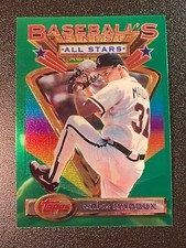 Greg Maddux 1993 Topps Finest Baseball's All Stars Card #85