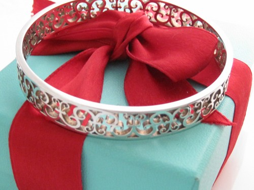 Tiffany & Co Silber Scroll Enchant Armreif Armband 8" - Bild 6 von 7