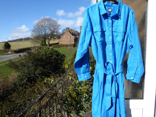 Brand new Lands End 100% linen dress XXL 24-26 linen dress Lands End dress - Picture 9 of 23