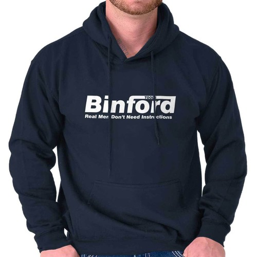 Binford Toolman Tim Allen 90s TV Show Gift Adult Long Sleeve Hoodie Sweatshirt - Afbeelding 1 van 18