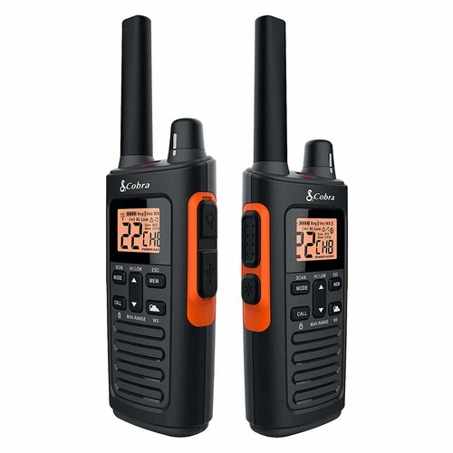 Radio walkie talkies resistentes a la intemperie Cobra RX680 38 millas NOAA (paquete de 2) - Imagen 6 de 7