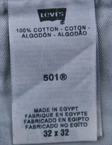 Herren Levi's 2012 Levi's Button Fly 501 Jeans Leder Patch Gr. 32x32 (Msr 30x30) - Bild 4 von 11
