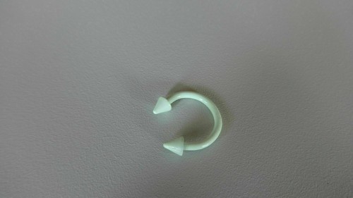 1x Horseshoe Neon Intimate Lips Eyebrow Ear Nose Helix Spike Various Colours - Picture 3 of 17