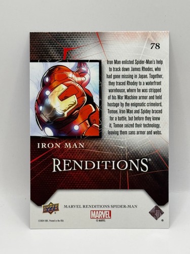 2024 UPPER DECK MARVEL RENDITIONS SPIDER-MAN BASE & CANVAS [WÄHLEN SIE AUS MENÜ] - Bild 269 von 317
