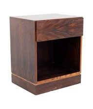 Mid Century Danish Rosewood Nightstand Side End Table