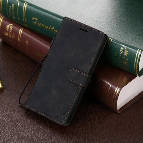 Matte Wallet Leather Flip Rugges Slim Case For Huawei P30 P40 Nova Honor P smart - Picture 23 of 68
