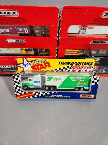 Manheim Hooters Havoline Folgers Penske Interstate 1/64 Matchbox Transporters. - Picture 6 of 12