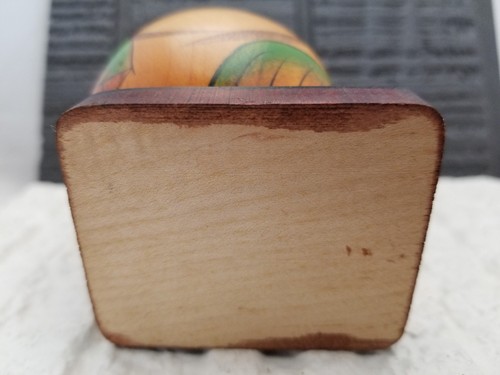 HAPPY WEE ACORN by Anonymous Japanese Sosaku KOKESHI Wooden Doll /GC - Picture 8 of 8