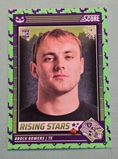 2024 Score-A-Treat Green Bats BROCK BOWERS #8 Rookie RC Las Vegas Raiders