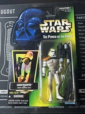 Star Wars Power of the Force Sandtrooper W/heavy Blaster Unopened 1996