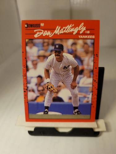 1990 Donruss Baseball Don Mattingly New York Yankees Card #190 - Picture 1 of 2