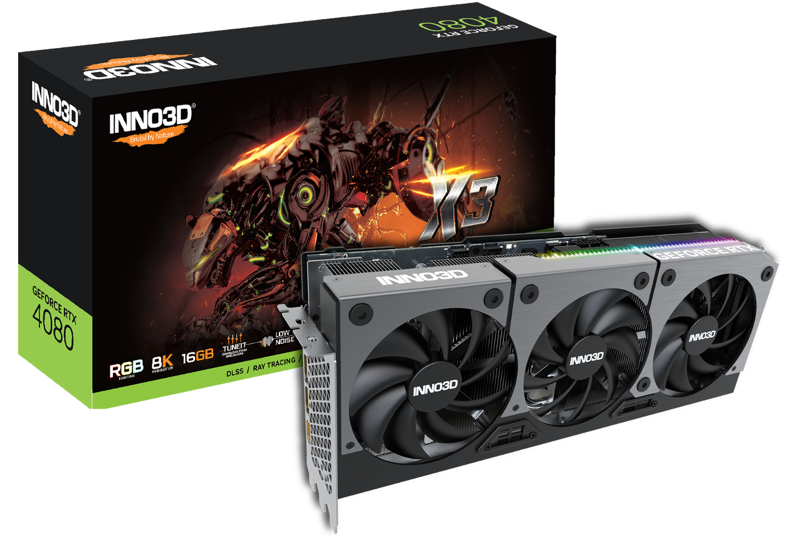 Inno3D GeForce RTX 4080 X3 16GB GDDR6X Graphics Card for Inno3D GeForce RTX 4080 X3 16GB GDDR6X Graphics Card for
