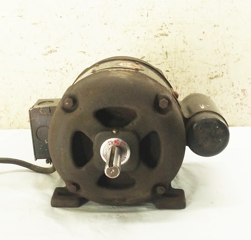 Walker-Turner Driver Line motore elettrico 1/2hp 1725rpm 5/8" 1/2" doppio albero 110v - Foto 6 di 13