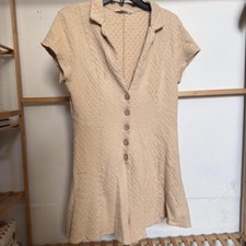Button Up Romper Size XL