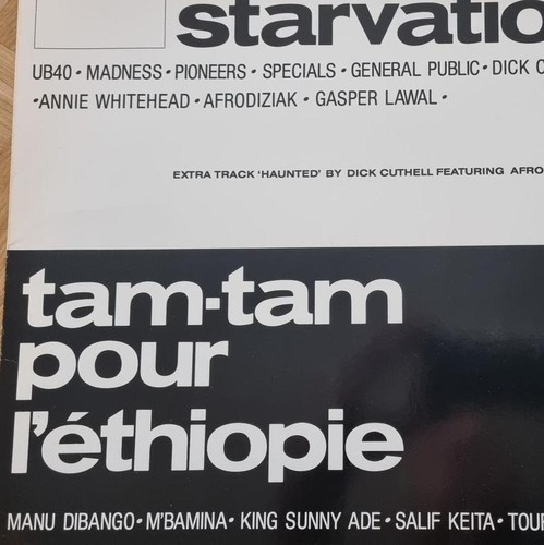 12" LP Vinyl Starvation - Tam-tam pour l'Ethiopie / UB 40/ Madness/ Specials - Picture 2 of 5