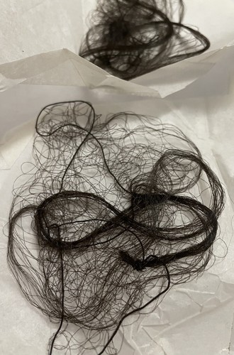 Vtg. Anita Lewis Nylon Hair Net Dk.Brown Bob Size Superfine No.215/3,AC - Picture 7 of 11