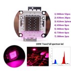 100W 45mil 7 band High intensity led grow light COB Full spcetrum For Plant Lamp