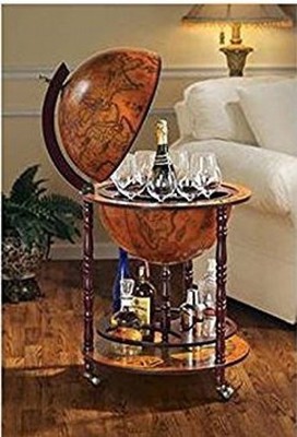 Vintage Liquor Cabinet 16th Century Globe Antique Home Bar Wine