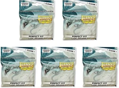 KMC Dragon Shield Perfect Fit - 5x100 Sideloader inner Card Sleeves - Standard Größe