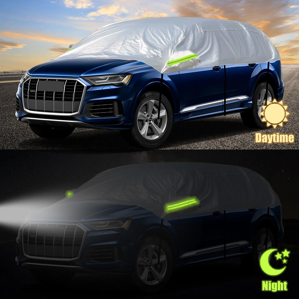 Автомобильный чехол водонепроницаемый всепогодный внедорожник седан защита от дождя снега пыли - Изображение 2 из 4