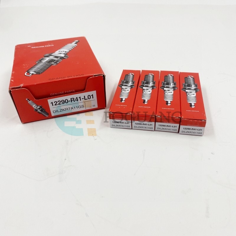 OEM 4pcs For NGK Honda Iridium Spark Plugs 12290-R41-L01 DILZKR7A-11GS