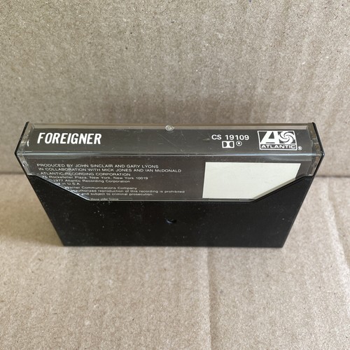 FOREIGNER SELF TITLED DEBUT CASSETTE "COLD AS ICE" "FEELS LIKE THE FIRST TIME" - Bild 3 von 3