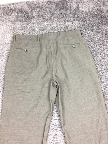 Pronto Uomo Dress Pants Mens Size 38x33 Gray Stretch 38 Reg Straight Leg - Picture 11 of 12