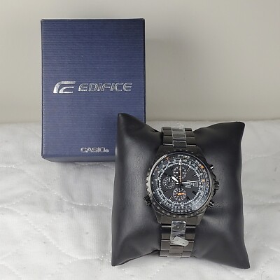 カシオ腕時計 EDIFICE 5274P JA CASIO EDIFICE EF-527 CHRONOGRAPH BLACK MEN'S WATCH NEW