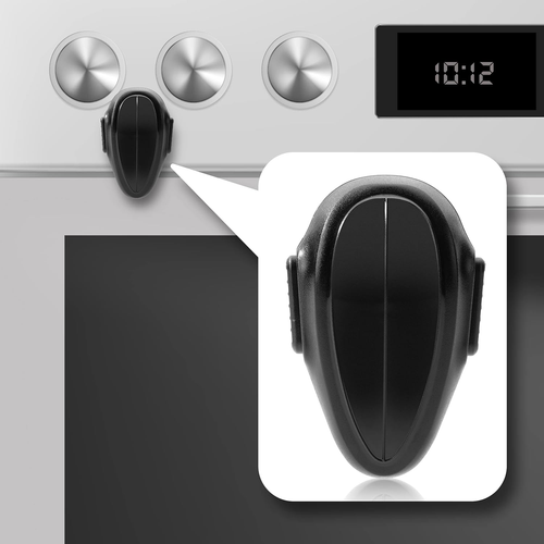 - Oven Lock Child Safety, 1 Pack, Black, Heat-Resistant Oven Lock, Stove Child P - Picture 10 of 12