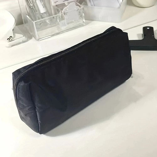 Canvas Pencil Case Black Pen Box Multi-function Pen Bag School Office - Picture 6 of 7