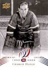 2008-09 Upper Deck Montreal Canadiens Centennial Set Charlie Hodge Montreal