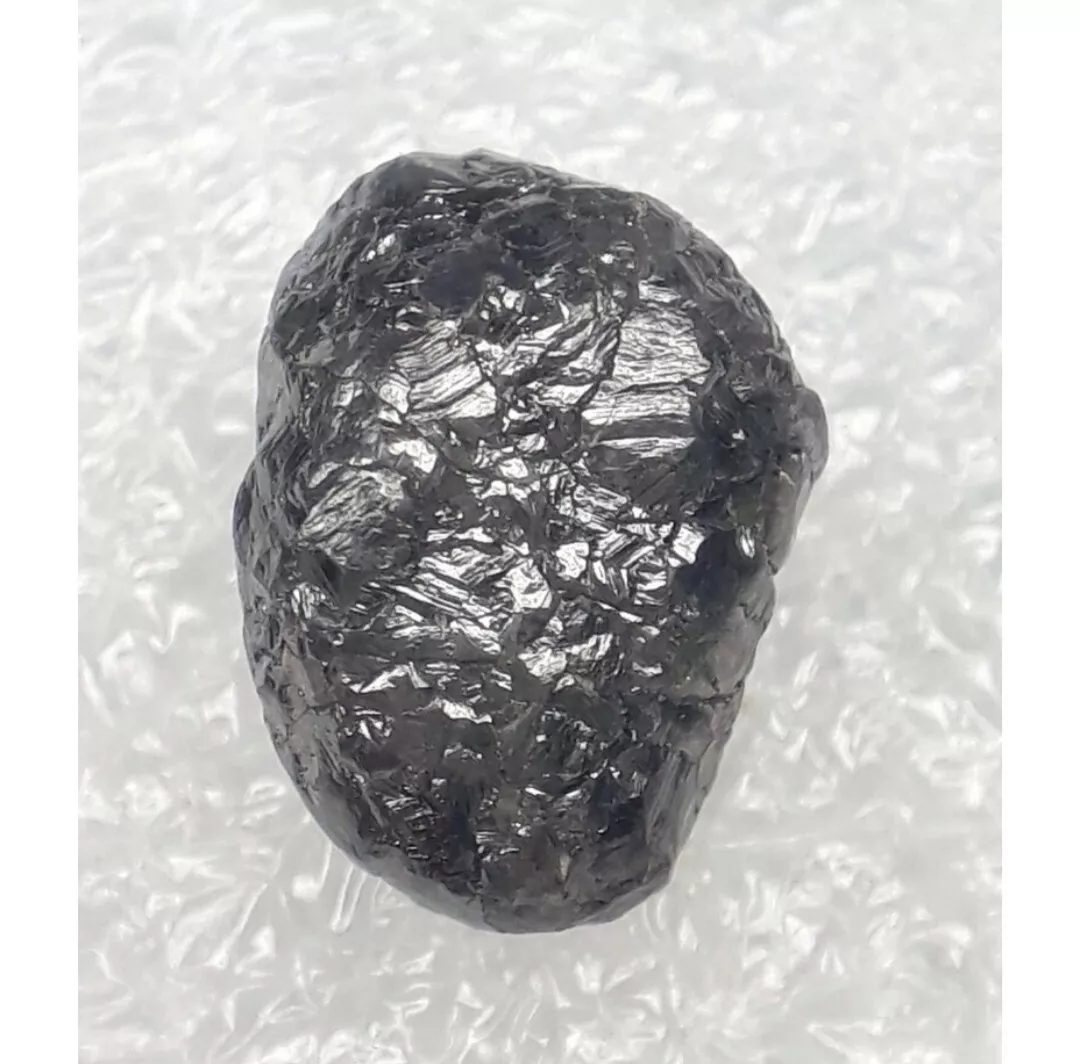 3.96 Cts Natural Z Black Diamond Light Black Diamond Black Uncut