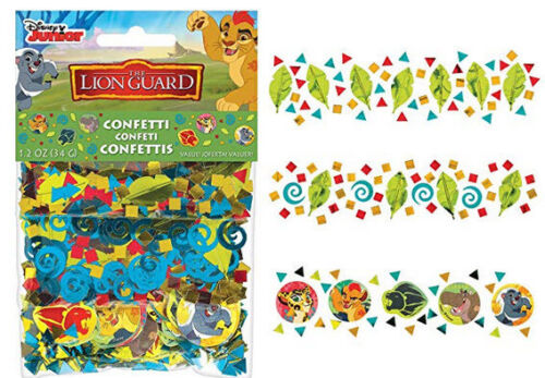 The Lion Guard King Birthday Party table CONFETTI 1 pack w/3 types Kion Simba - Picture 2 of 2