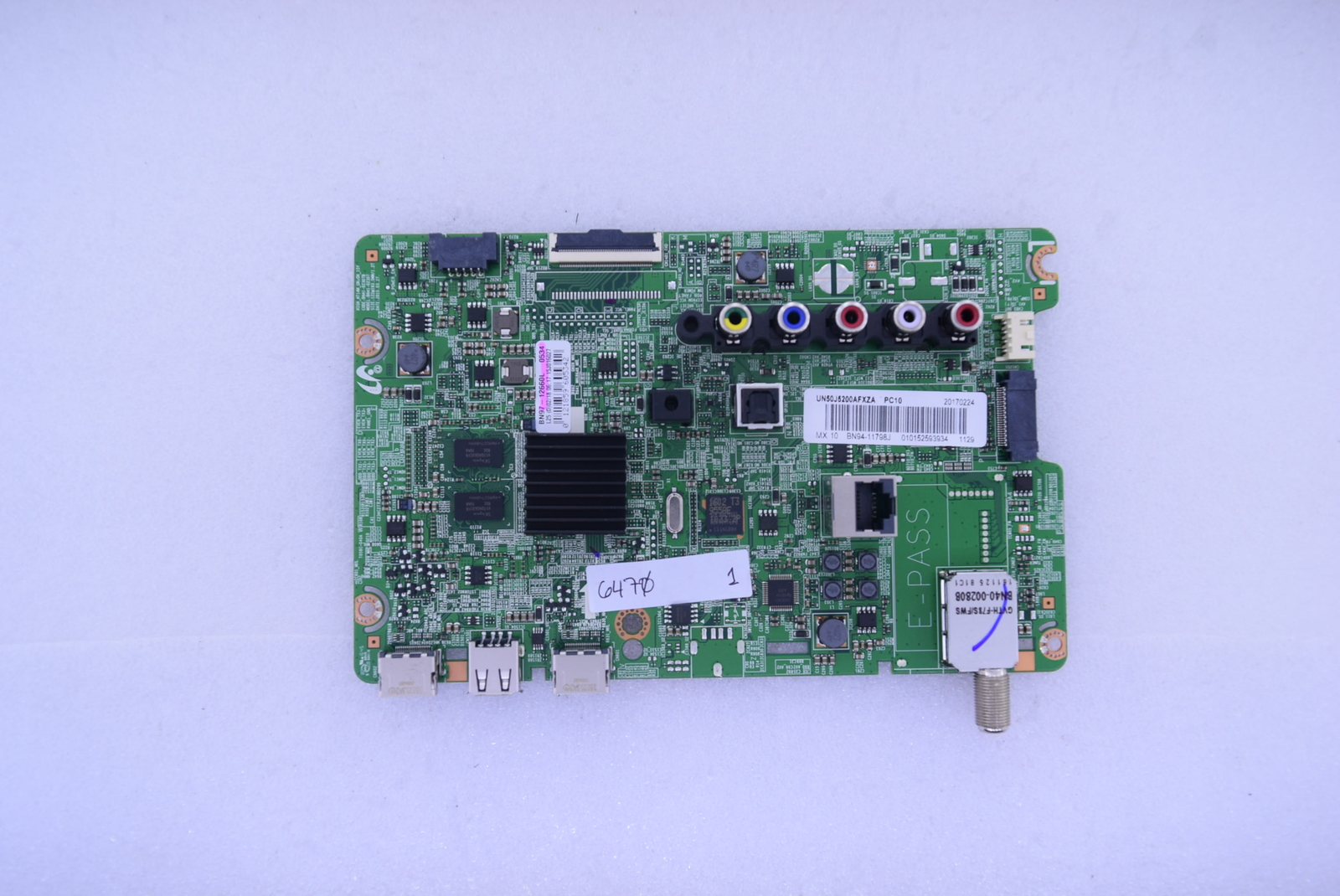 SAMSUNG UN50J5200AF BN9411798J BN9712660L VIDEO BOARD 6470 eBay