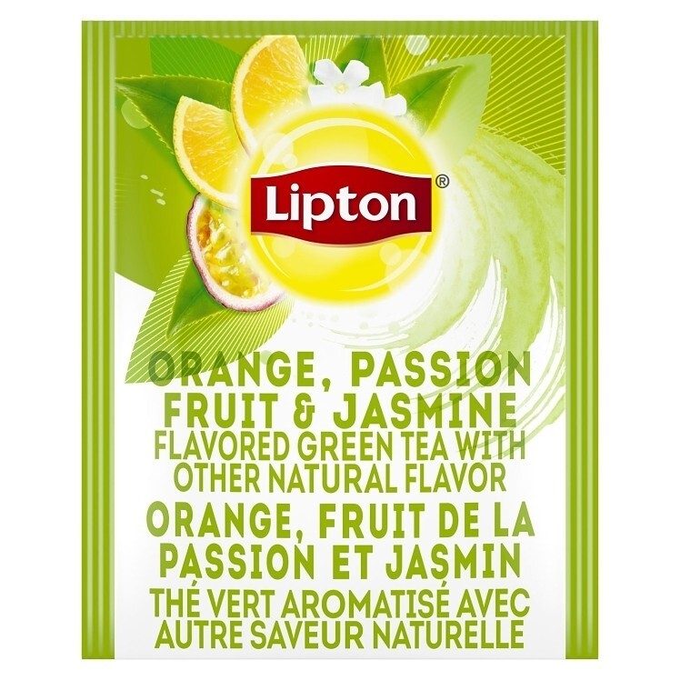 Lipton Green Tea Orange Passion Fruit & Jasmine 28 Tea Bags eBay