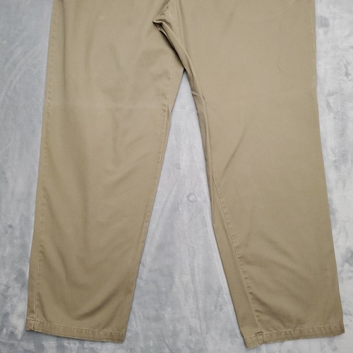 Cabelas Pants Mens 38x32 Khaki Twill Wrinkle Free Chino Outdoor Hike Fish Casual - Picture 2 of 11