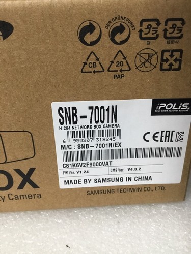 Samsung SNB-7001N Security IP Network Color Camera W/3MP Full HD H.264 NEW! - Picture 4 of 14