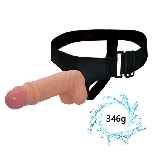 19cm Realistic Dildo Dong Strap On Harness Veined Cock Penis Lesbian Sex Toy - Picture 5 of 7
