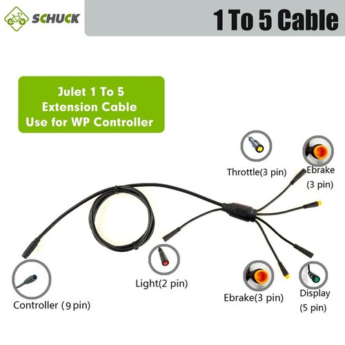 E-bike 30A Controller 36V 48V Square Sine Wave with SM Plug for 1000W Motor - Picture 11 of 19
